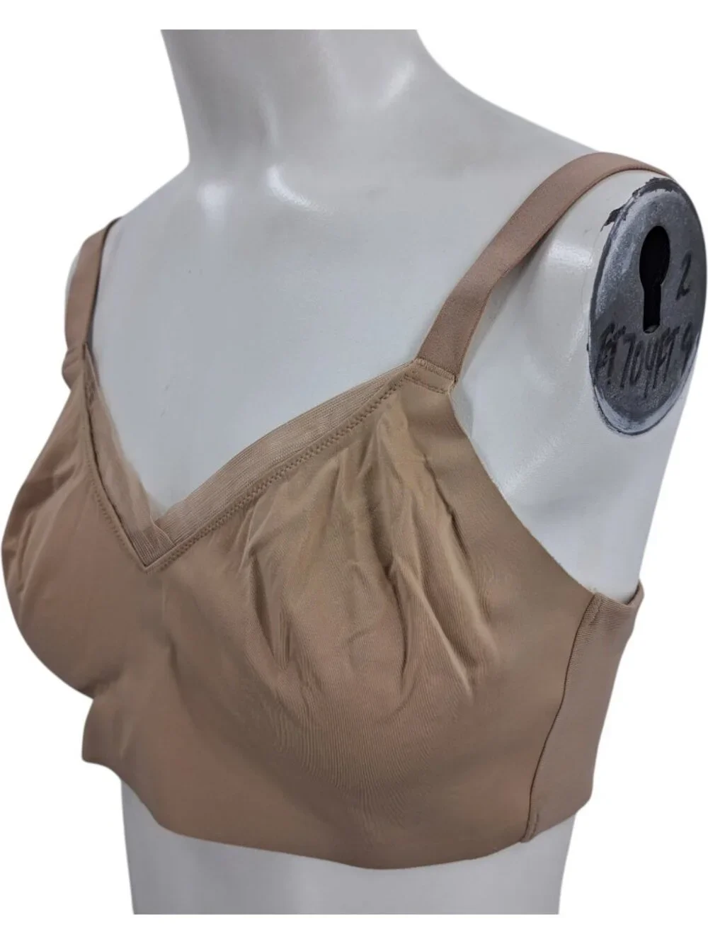 ThirdLove Classic Crossover Minimizer Full Coverage Bra Size 34D Beige